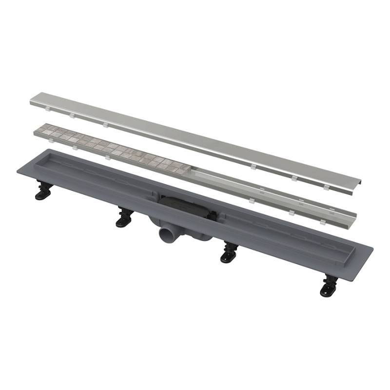 Душевой лоток Alca APZ19 Fit and Go 750 мм с двухсторонней решеткой APZ19-750