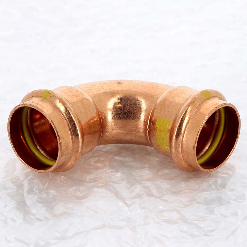 Отвод пресс медный Viega Profipress G 28 мм 90° 345495