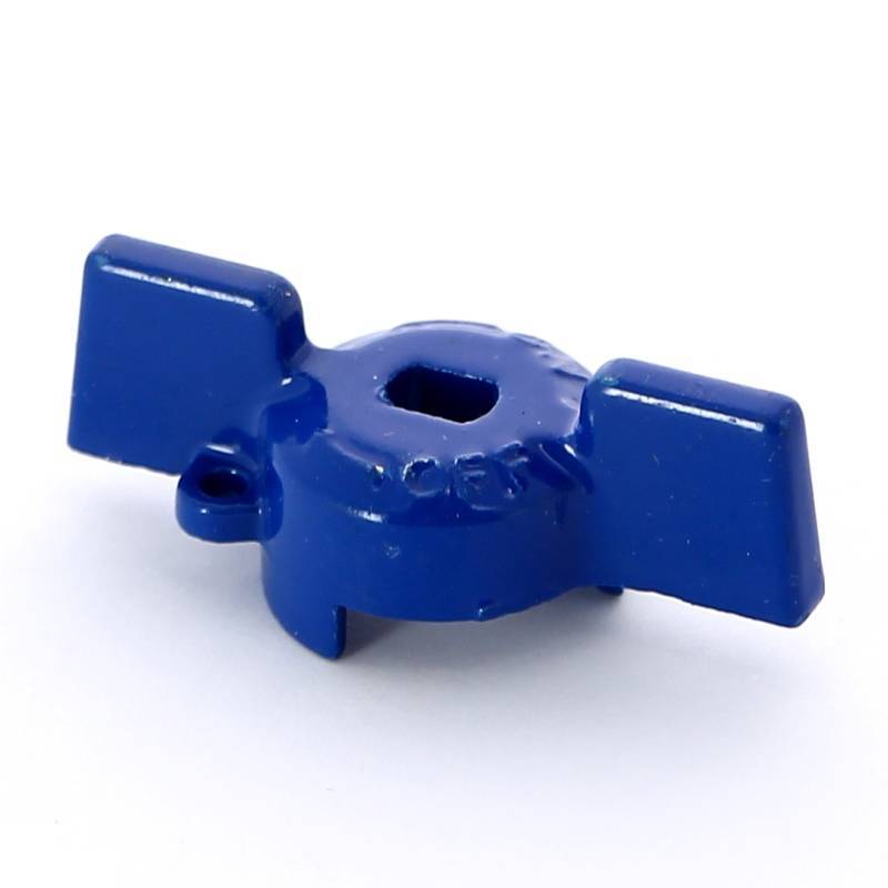 Ручка-бабочка для шарового крана Uni-Fitt 1/2 синяя 129T2100