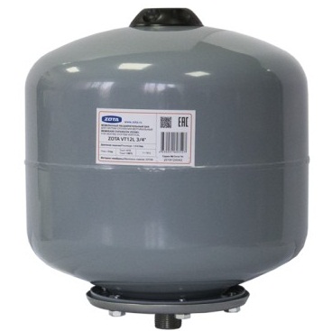 Расширительный бак для отопления ZOTA VT 19 л 3/4 вертикальный ATE4932000019