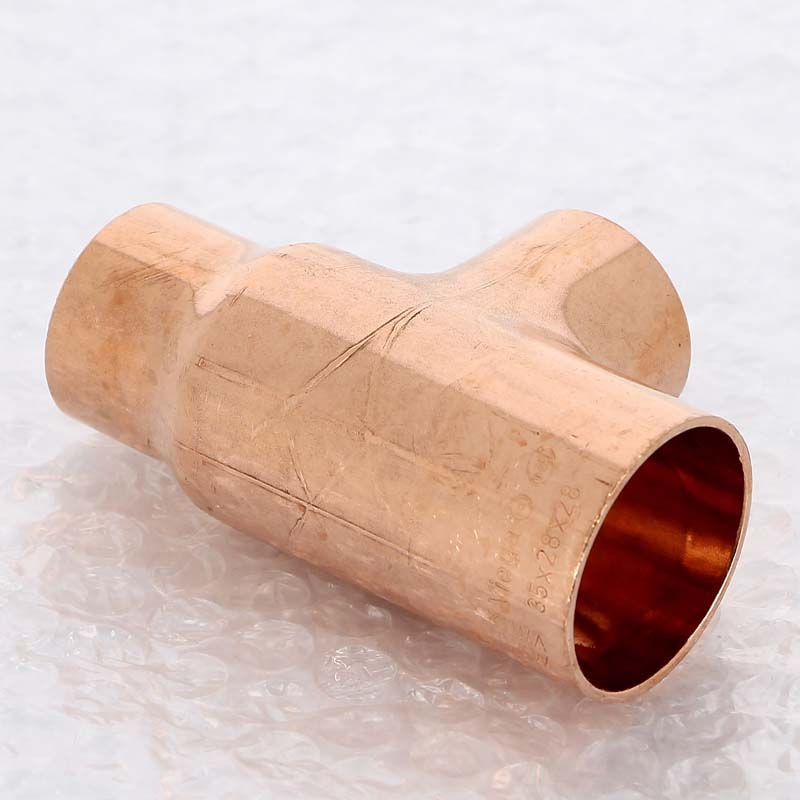 Тройник медный Viega под пайку 35х28х28 мм 110727