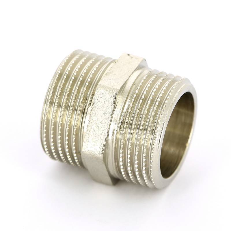 Ниппель резьбовой Tiemme 1/2 НН никелированный 1500036