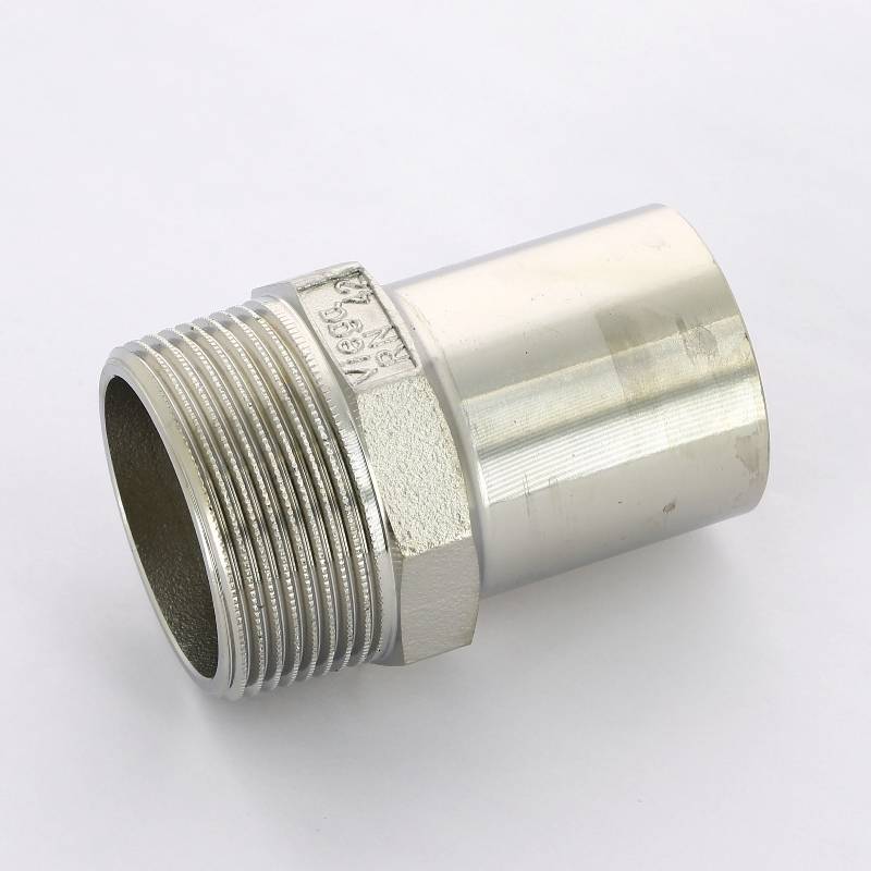 Переходник пресс Viega Sanpress Inox 42 мм x 1 1/2 НР нержавеющая сталь 436773