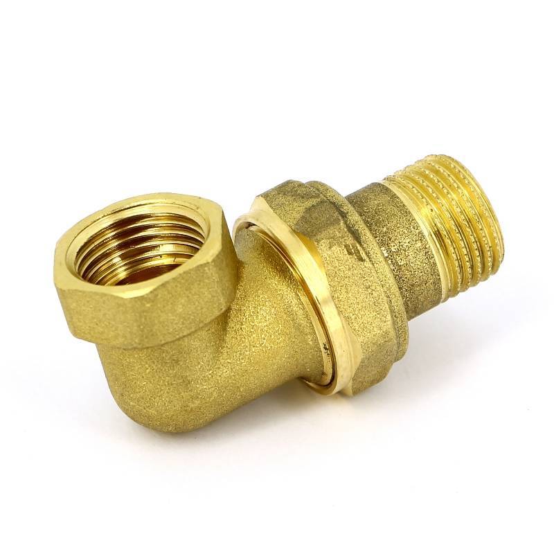 Разъемное соединение НВ Uni-Fitt 1/2 угловое с плоской прокладкой 652G2000