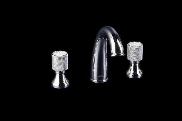 Смеситель для раковины Boheme Royal Cristal на 3 отверстия хром 277-Royal/CRST