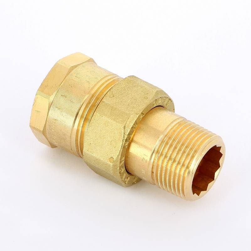 Разъемное соединение Viega 3340 бронза НВ 3/4 дюйма с плоским уплотнением 271367