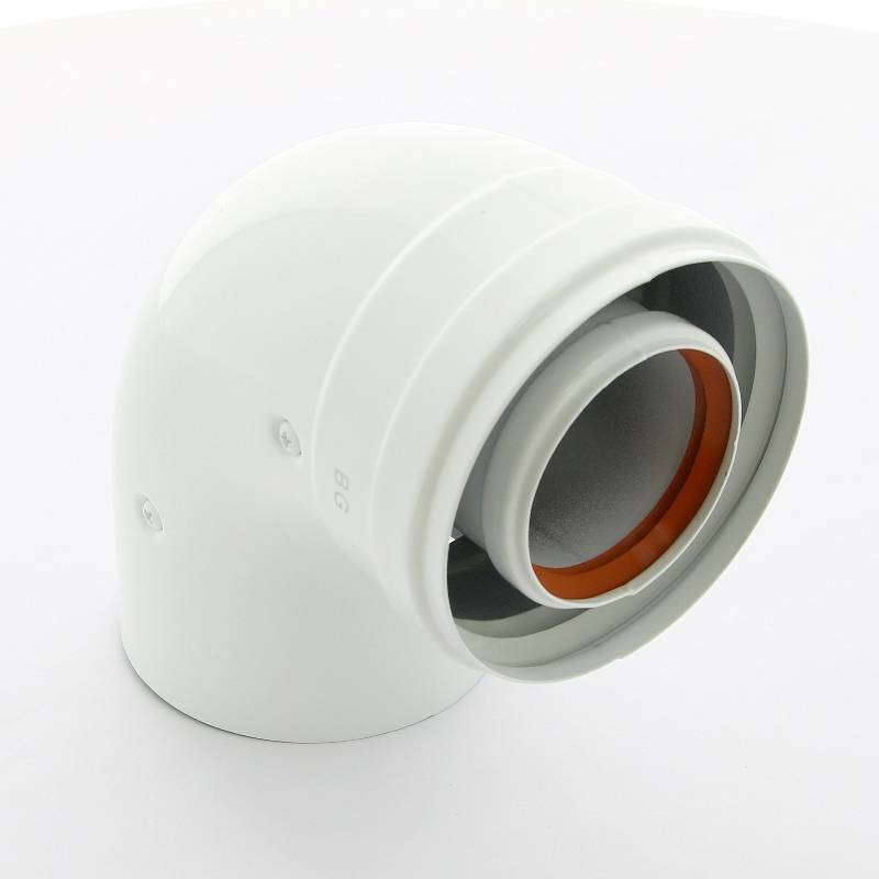 Колено коаксиальное 90° Baxi без муфты KHG71410151