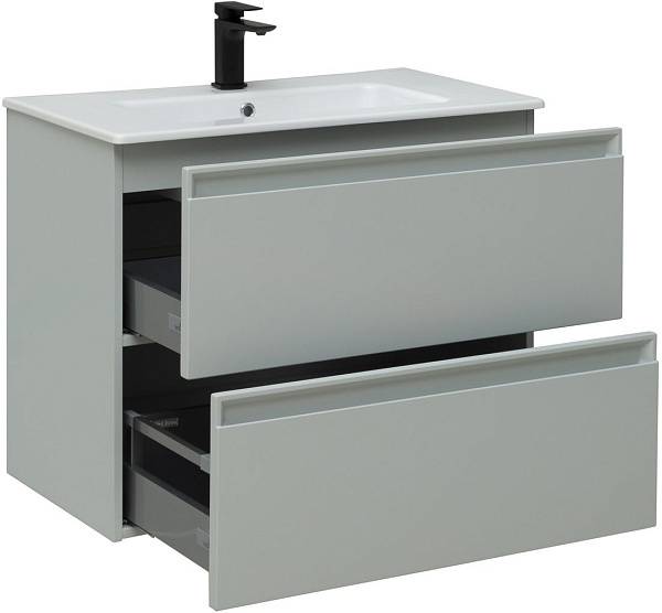 Тумба под раковину Allen Brau Eclipse 80 см серый 1.E1002.PWM