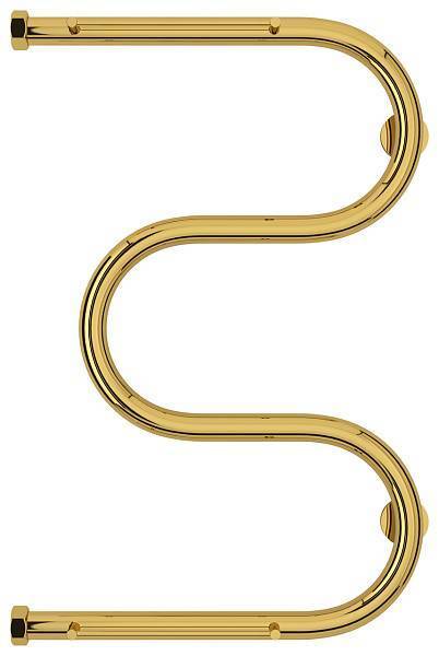 Полотенцесушитель водяной Сунержа М-образный 600x400 мм золото 03-0008-6040