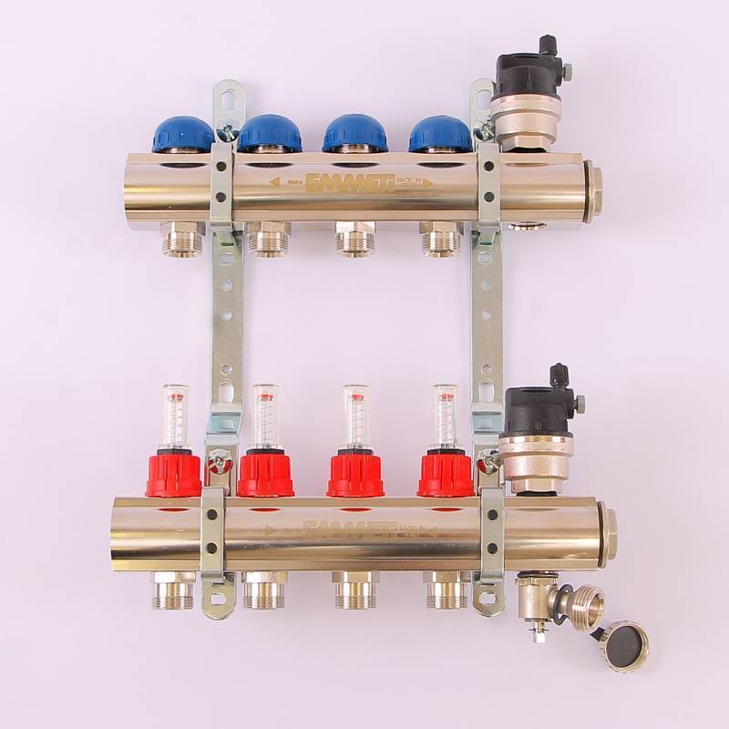 Коллекторная группа Emmeti TOPWAY с расходомерами 1 x M24x19 4 выхода 01298184