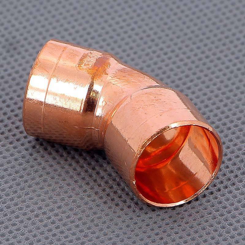 Угол двухраструбный 45 градусов пайка Viega 18 мм 101077