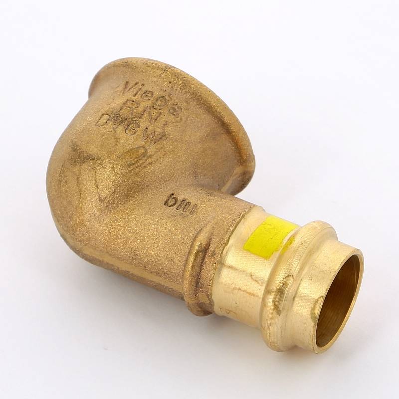 Угол 90° пресс-В бронзовый Viega Profipress G 22х1 345884
