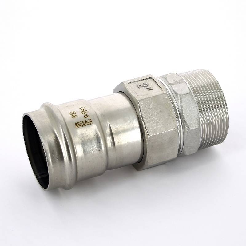 Муфта разборная IBP B-Press Inox 54 мм x 2 НР нержавеющая сталь PS4331G0541600