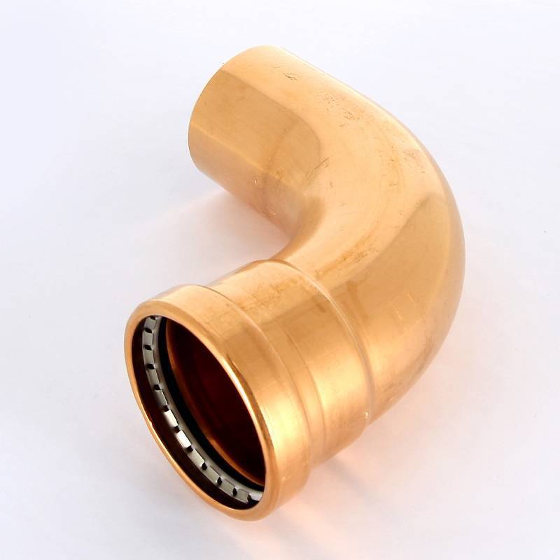 Угол-вставка 90° пресс Viega Profipress XL 76.1 мм медь 476878