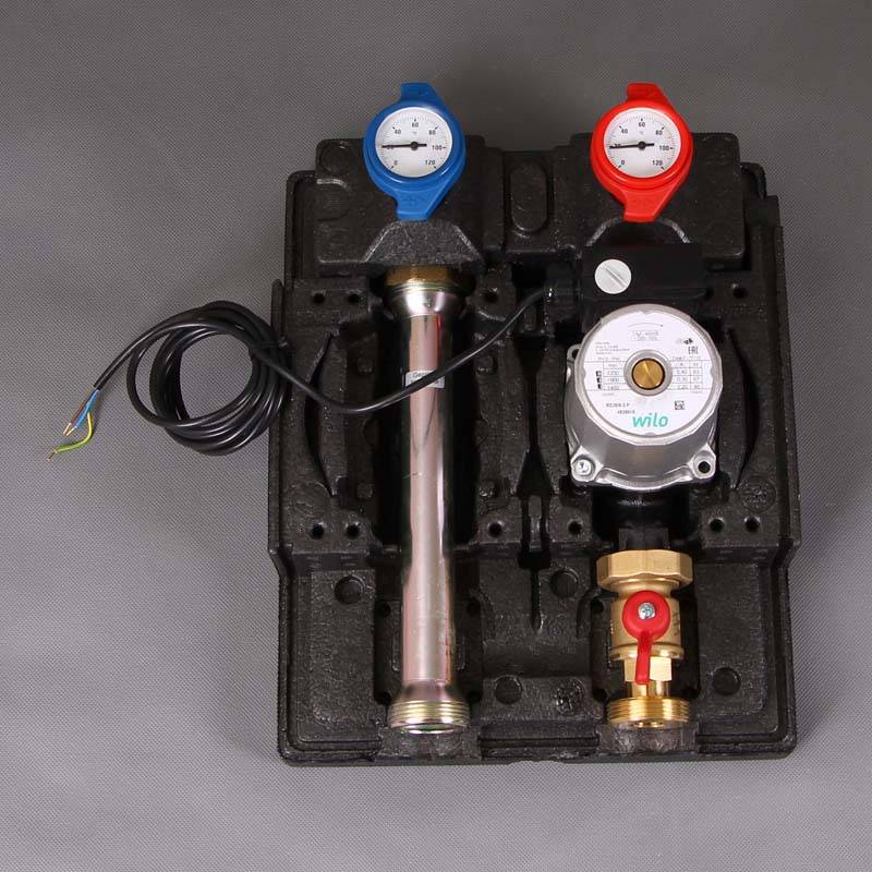 Насосный модуль Watts PAS25-KH высокотемпературный с насосом Wilo RS 25/6-3 10026637