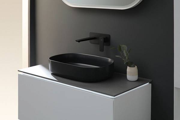 Смеситель для раковины Allen Brau Infinity с внутренней частью черный матовый 5.21003-31