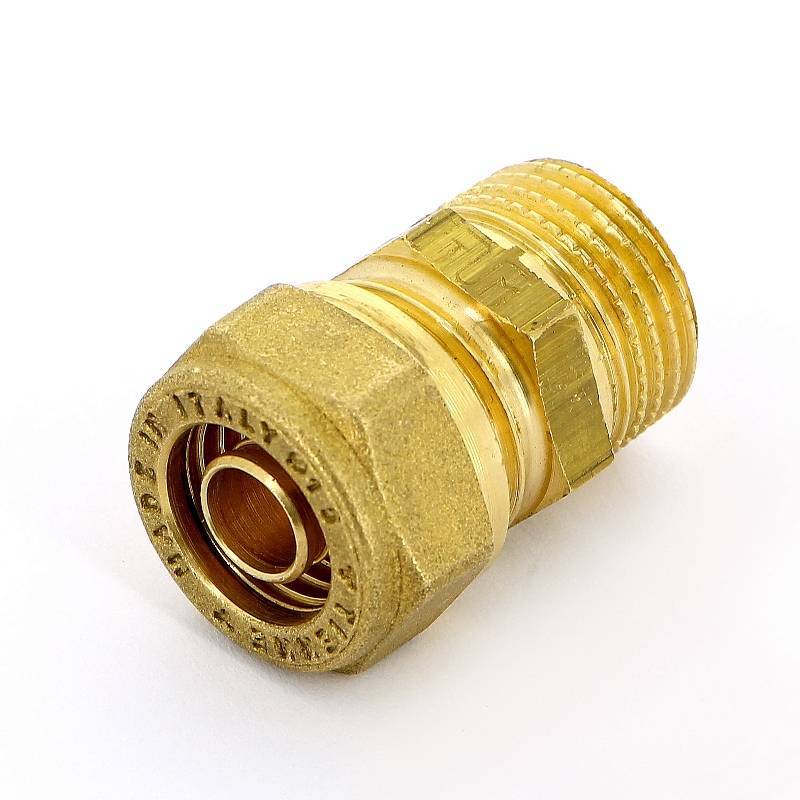 Муфта обжимная Tiemme 1400 15(2.5)х1/2 наружная резьба 1400010