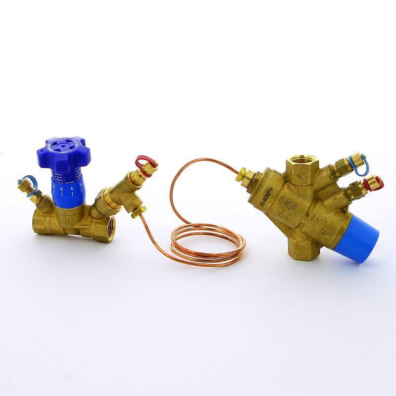 Комплект регулятора перепада давления CIM 767 и балансировочного клапана Cimberio 1/2 HIGH Dp CIM 767H787ODP 12