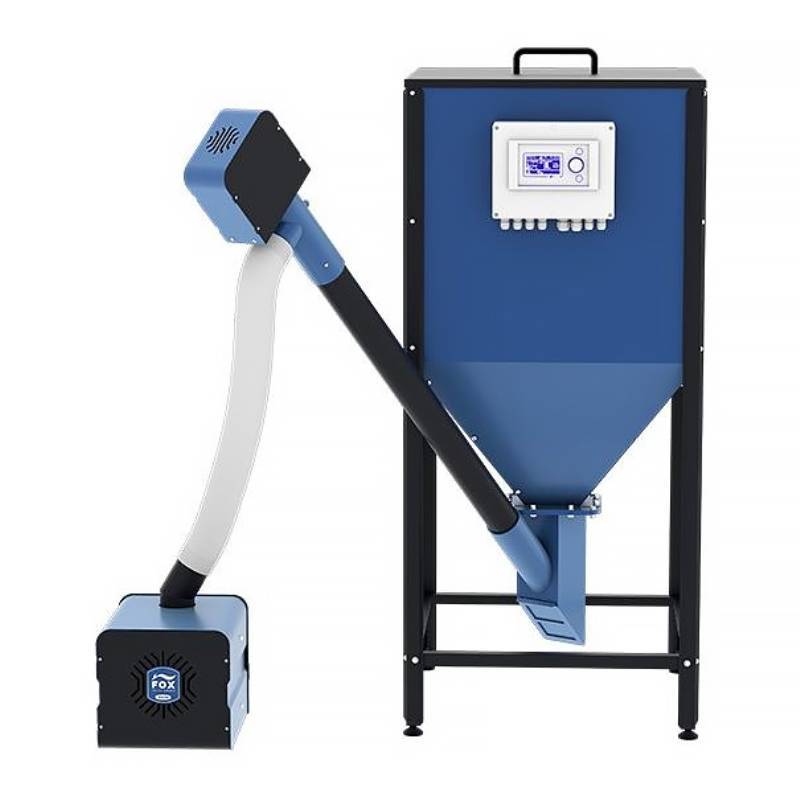 Горелка пеллетная ZOTA Fox - 25 комплект с ПУ, механизмом подачи и бункером ZF4938000025