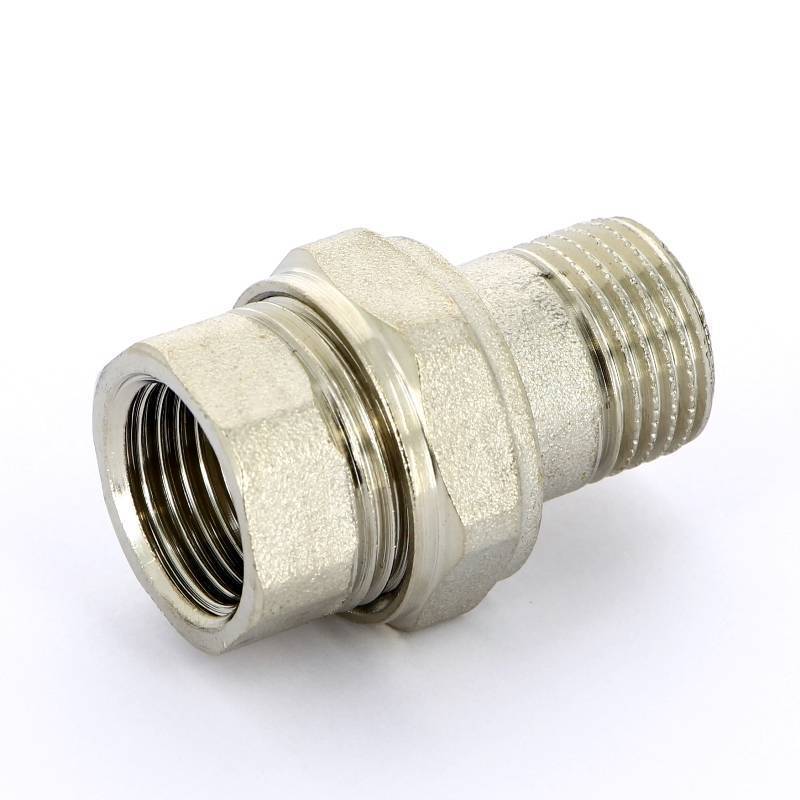 Разъемное соединение НВ Uni-Fitt прямое никелированное с O-ring 1/2 650N2000