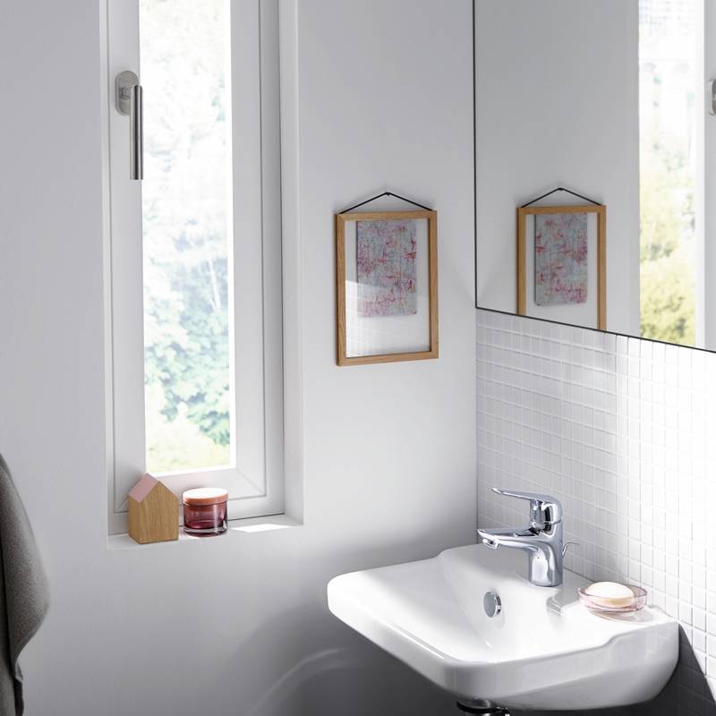 Смеситель для раковины hansgrohe Novus 70 однорычажный без сливного гарнитура хром 71021000