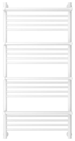Полотенцесушитель водяной Сунержа Богема с 4 полками 600x1200 мм матовый белый 30-0224-1260