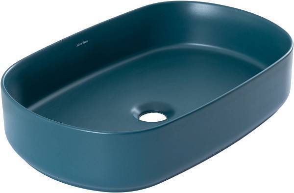 Раковина-чаша накладная Allen Brau Fantasy 55х36х12 см зеленая 4.11022.PT