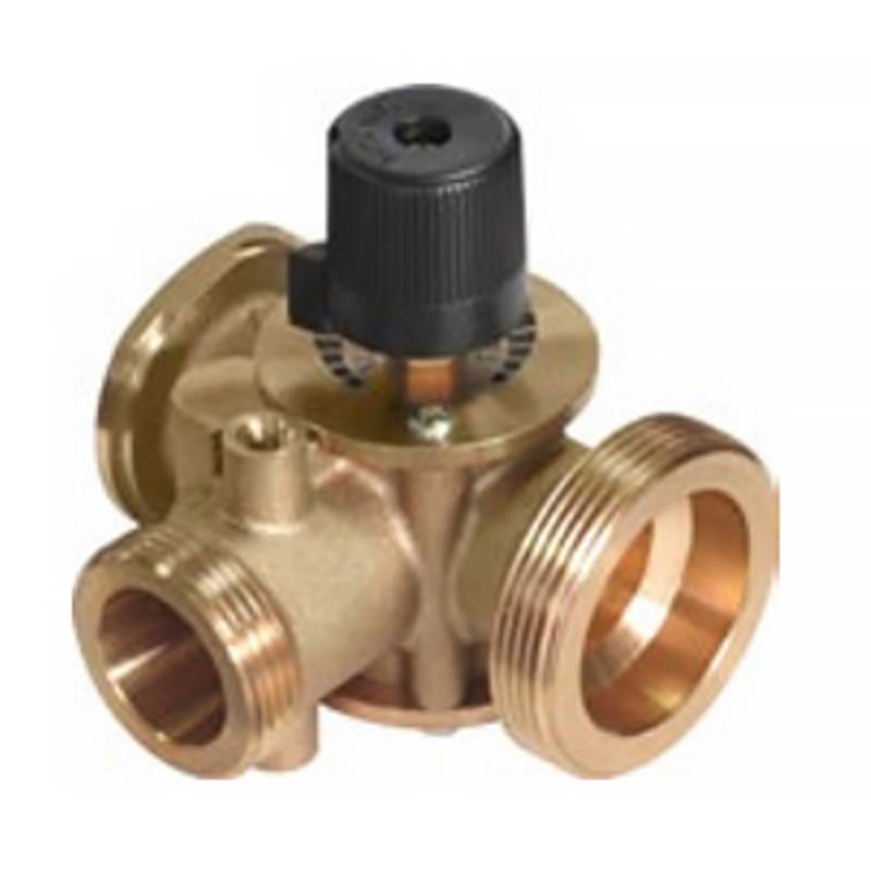 Насосно-смесительная группа Uni-Fitt DN25 с трехходовым клапаном и сервоприводом без насоса 493B2500