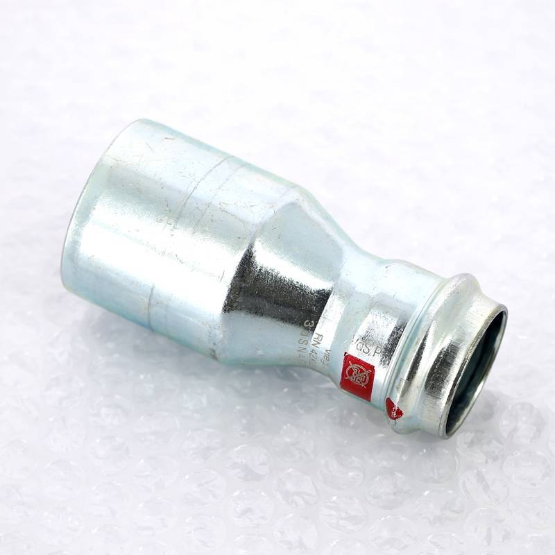 Муфта-вставка пресс из оцинкованной стали Viega Prestabo 42х28 мм 642778