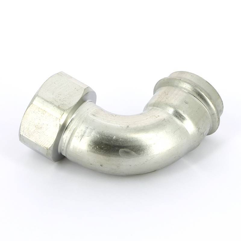 Угольник переходной Viega Sanpress Inox 90° 35х1 1/4 пресс-В нержавеющая сталь SC-Contur 437138