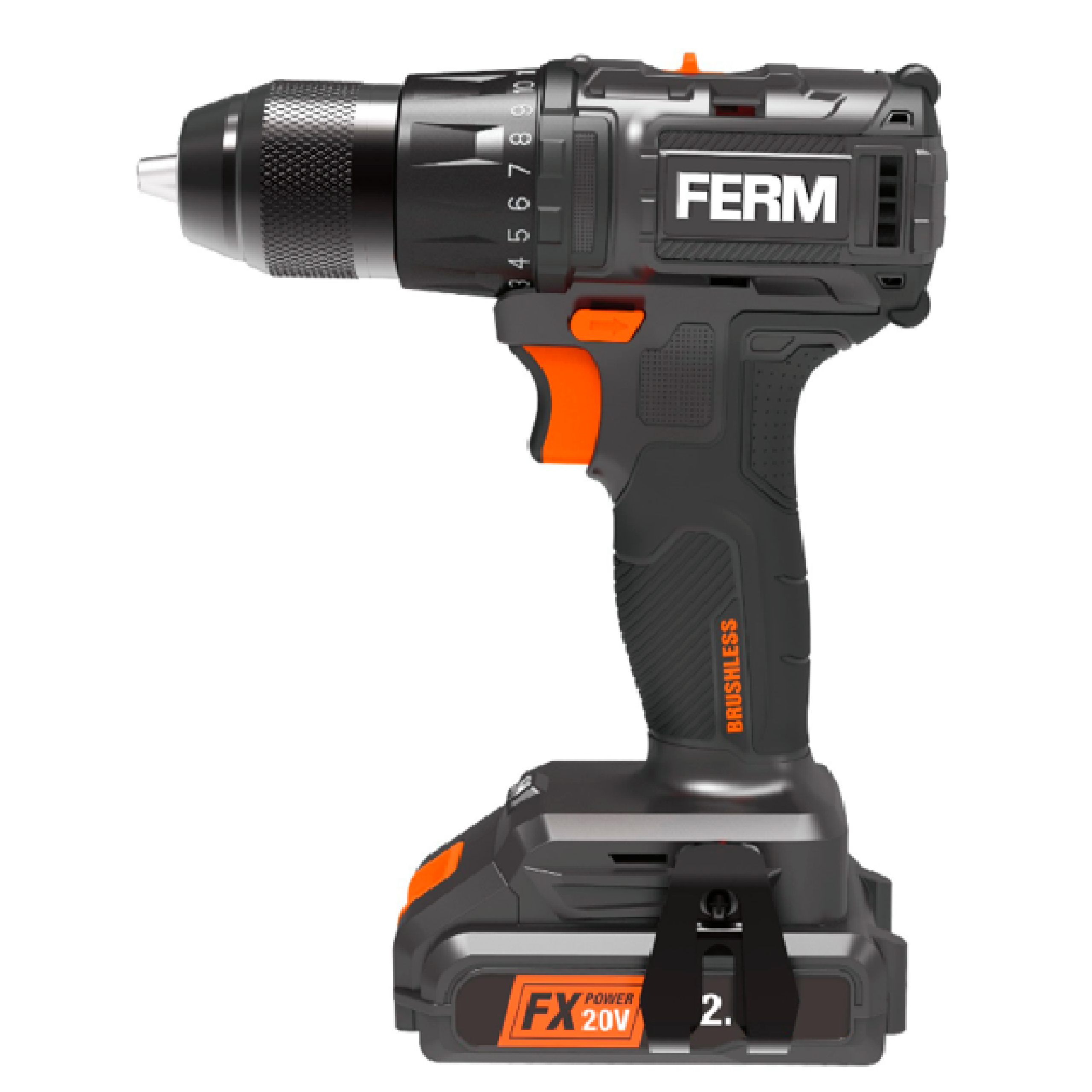 Дрель-шуруповерт аккумуляторная Ferm CDM 20 В бесщеточная CDM