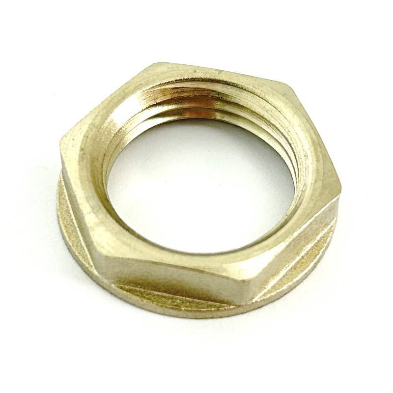 Контргайка с бортиком LD Pride 1/2 никелированная LD.67.508.15