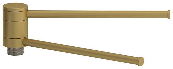 Полотенцедержатель Сунержа 360 подвесной для полотенцесушителя 200 мм матовое золото 032-2003-0200