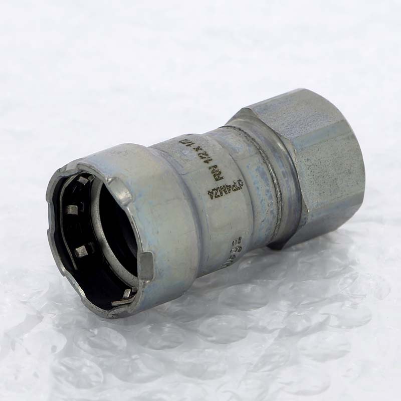 Муфта переходная пресс-В Viega Megapress 1/2 оцинкованная сталь 695330