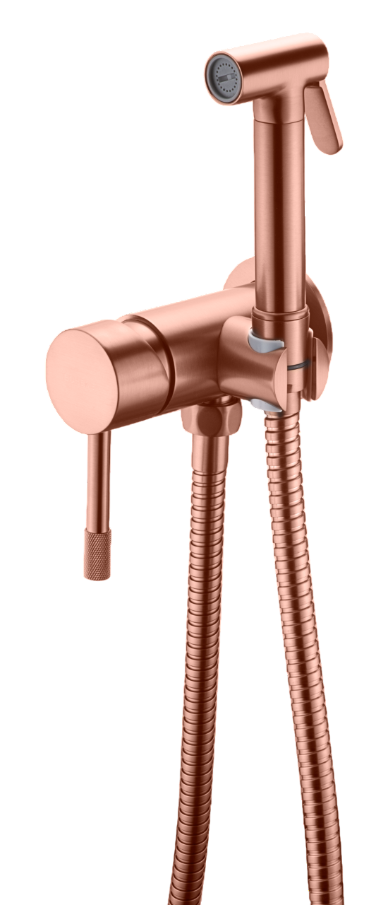 Гигиенический душ со шлангом 150 см Boheme Uno матовая медь 467-CB