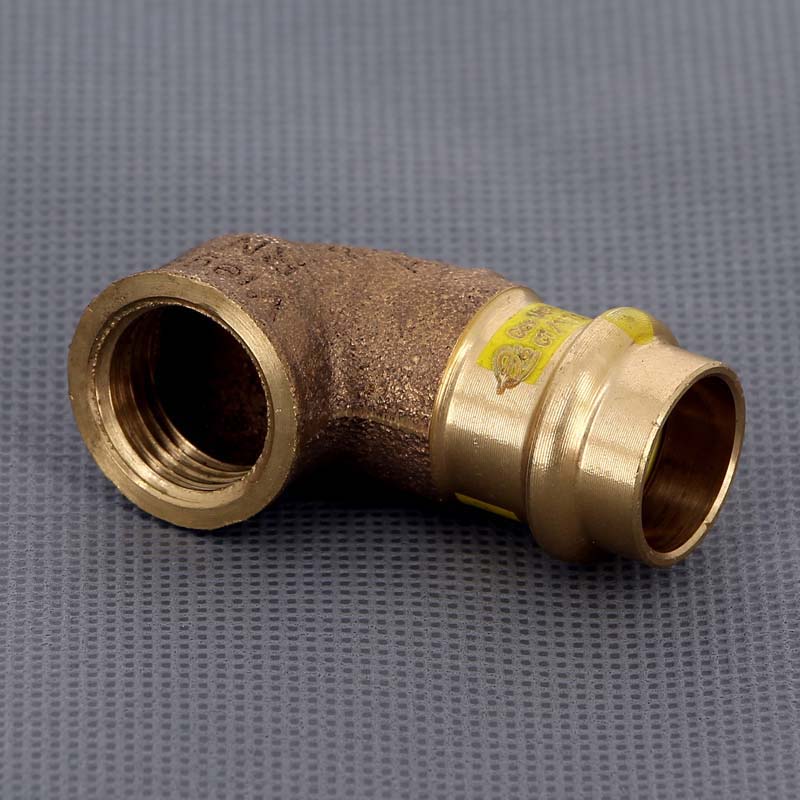 Угольник пресс-ВР Viega Profipress G 18х1/2 бронза 345846