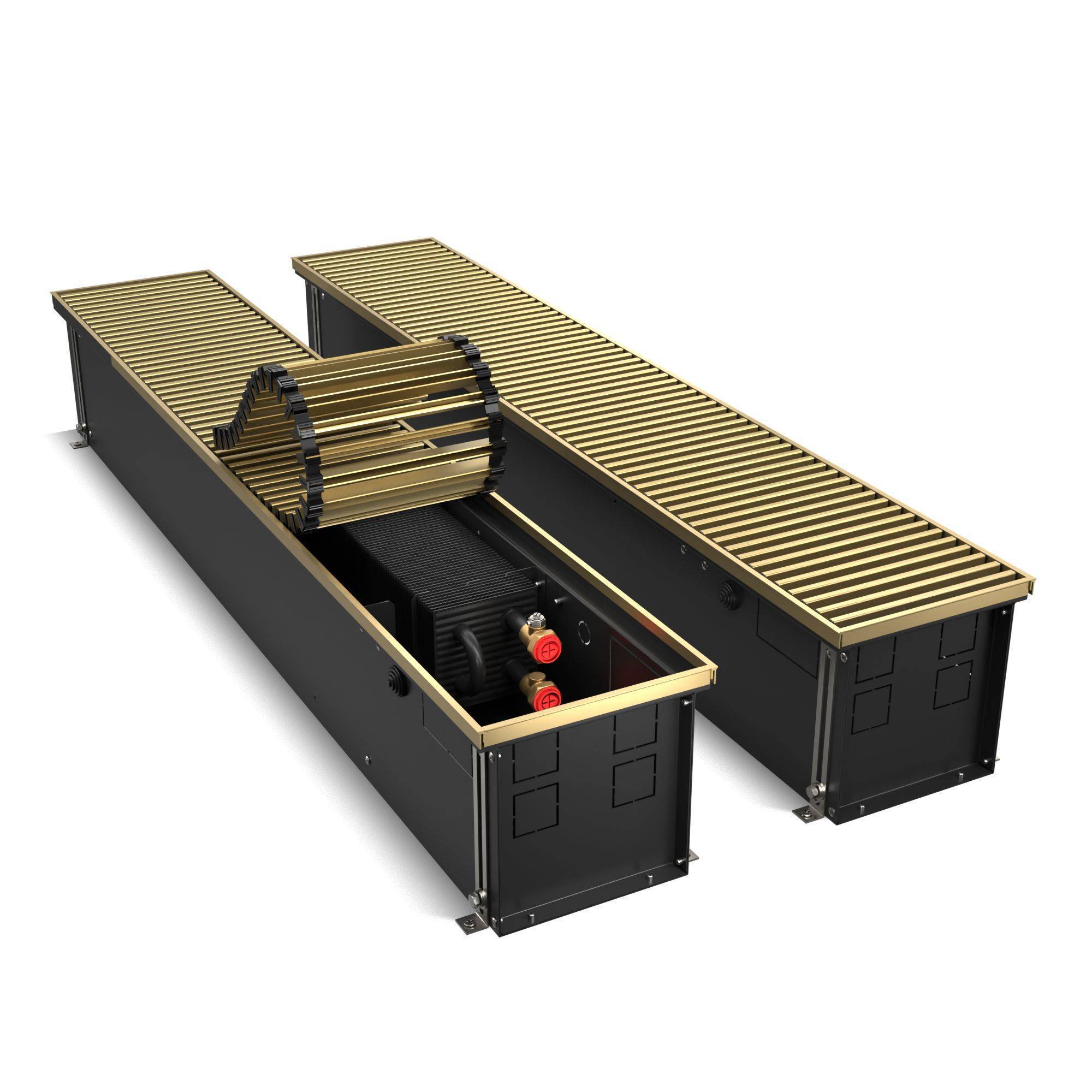 Конвектор внутрипольный Royal Thermo ATRIUM 190x200x1600 мм ATRIUM-190/200/1600-DG-U-AU