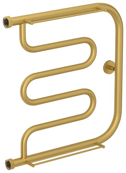 Полотенцесушитель водяной Сунержа Лира 500x500 мм матовое золото 032-4012-5050