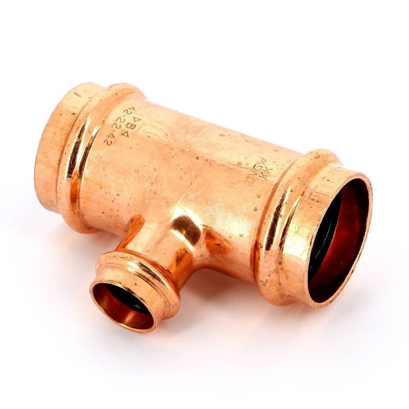 Тройник пресс IBP B Press 42х22х42 мм медь P5130 04222042