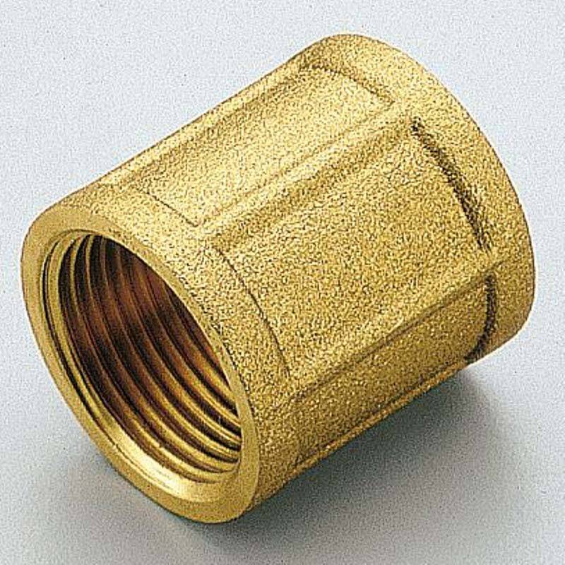 Муфта латунная Tiemme 1/4 дюйма ВР-ВР 1500692