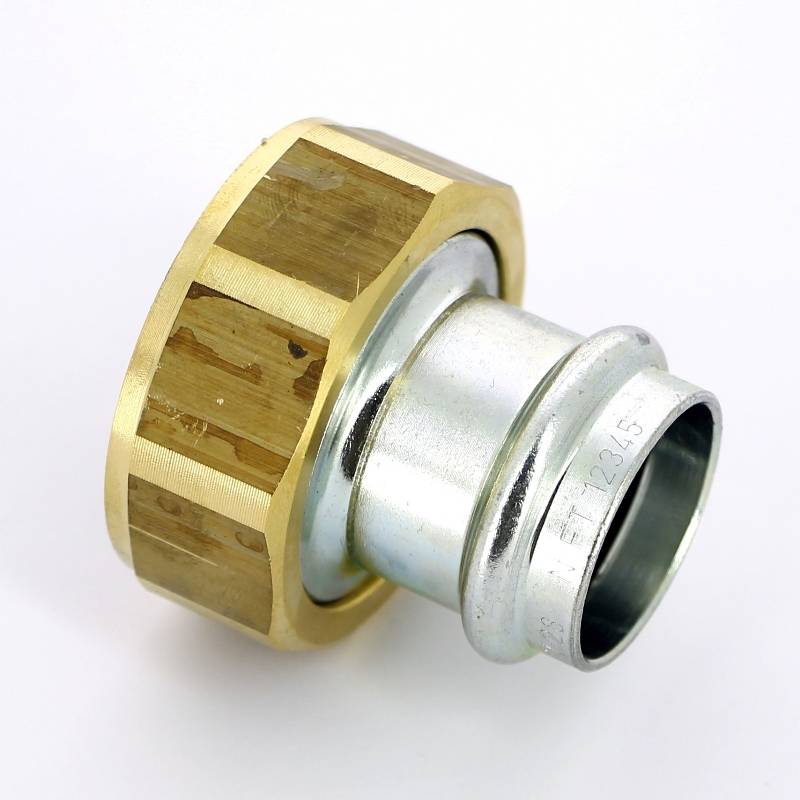 Муфта пресс Viega Prestabo с накидной гайкой 28х1 1/2 оцинкованная сталь 601102