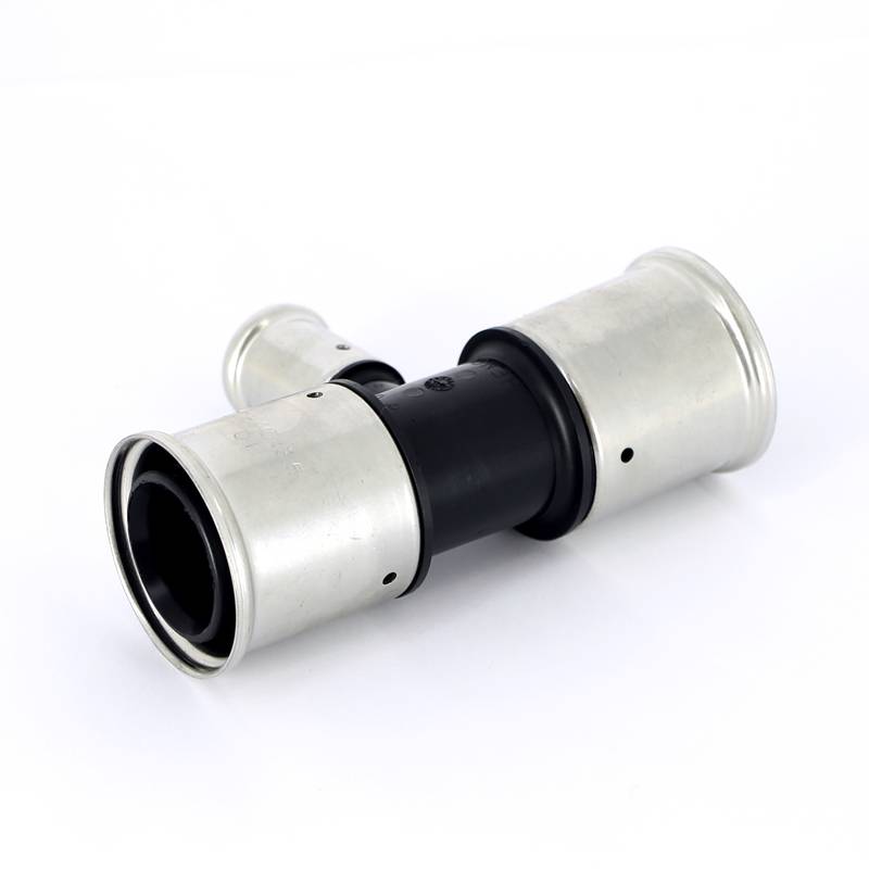 Тройник пресс PVDF Henco 40х20х40 мм 10PK-402040