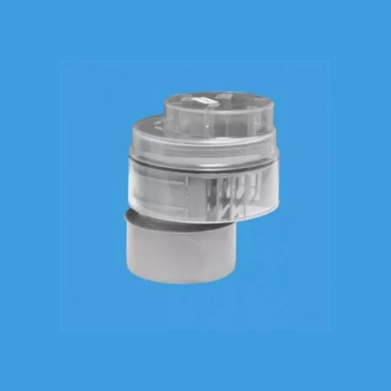 Вентиляционный клапан для канализации McAlpine со смещением и прозрачной крышкой 110 мм MRAA1PS-CLEAR