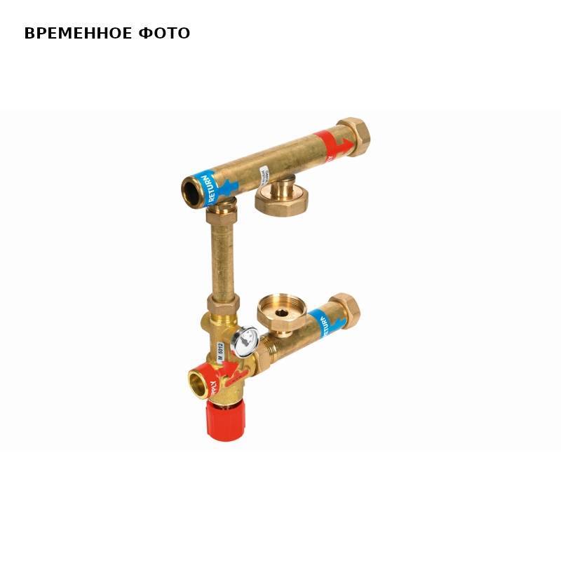 Узел смесительный HENCO с термостатическим клапаном без насоса UFH-GKT
