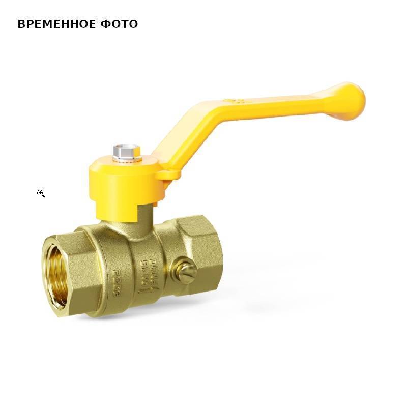 Кран шаровой LD Pride GAS 1/2 ВВ для манометра латунный рычаг 44.351.15