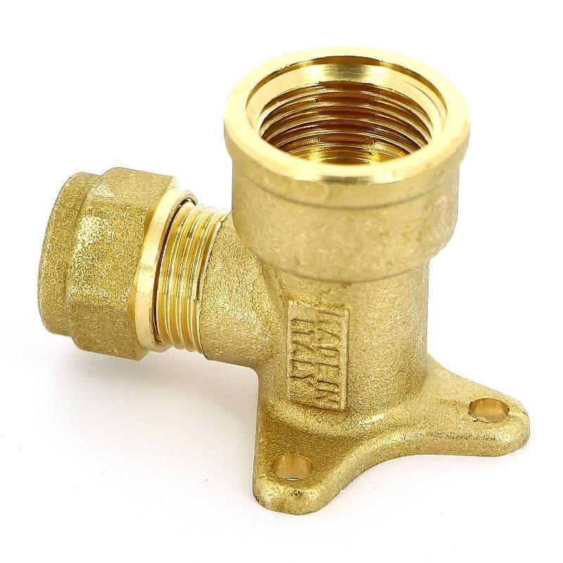 Водорозетка обжимная Tiemme 10x1/2 ВР латунь 1100065