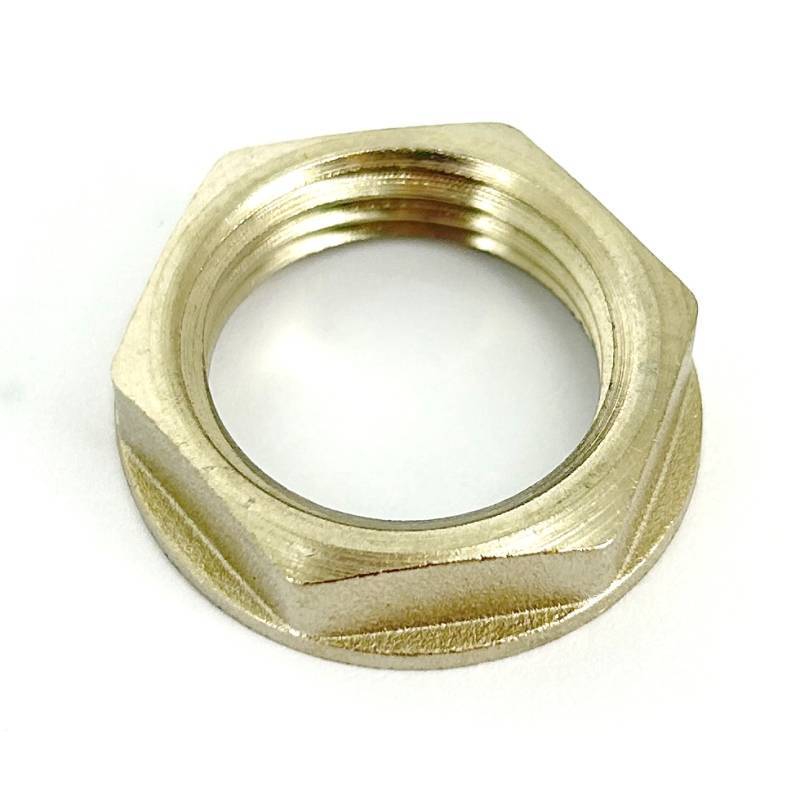 Контргайка с бортиком LD Pride 1/2 никелированная LD.67.508.15