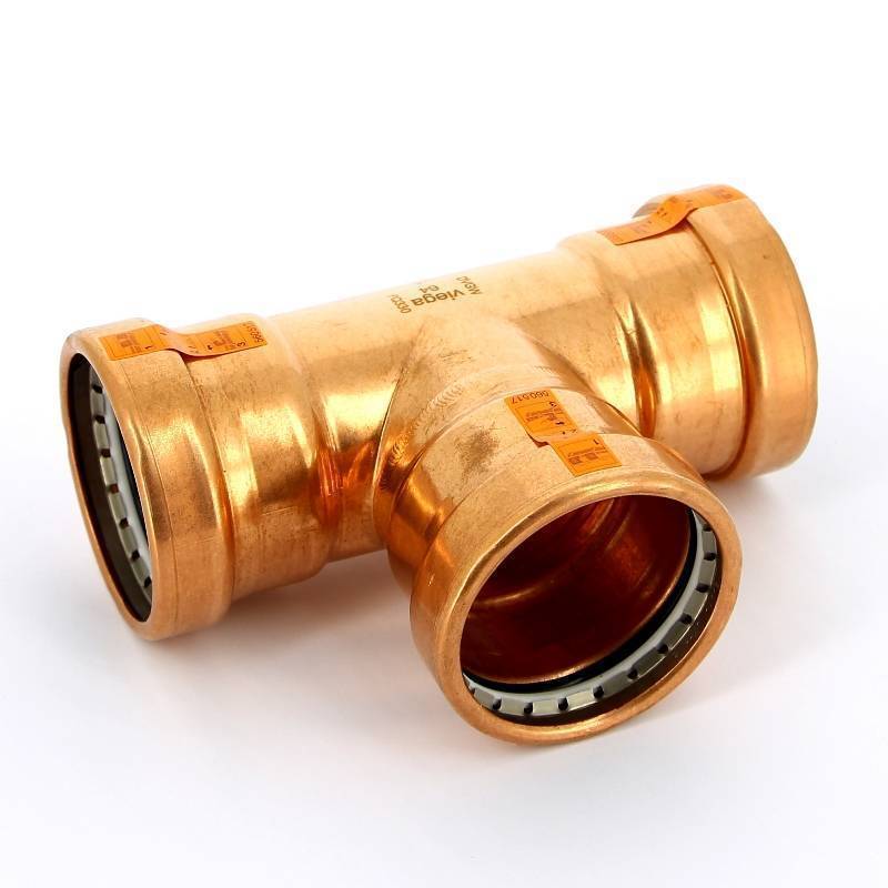 Тройник пресс медный Viega Profipress XL 64 мм 577728