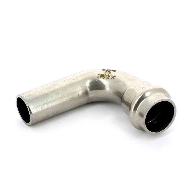 Угольник-вставка 45° пресс IBP >B< Press Inox 18 мм нержавеющая сталь PS5040 0180000