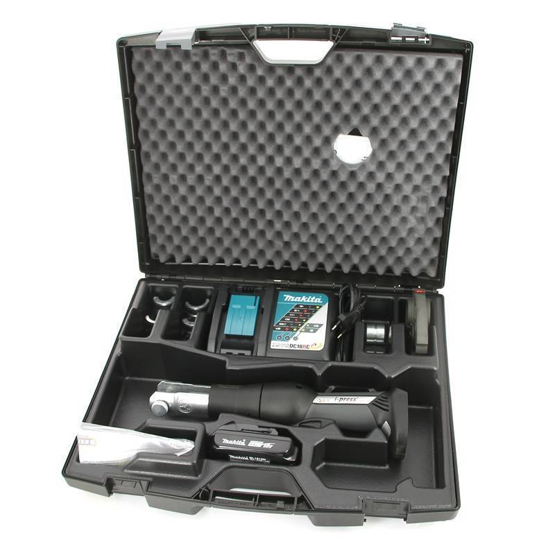 Пресс-машина аккумуляторная Henco M-BMINI2 с зарядным устройством и насадками 14-32 мм M-BMINI2